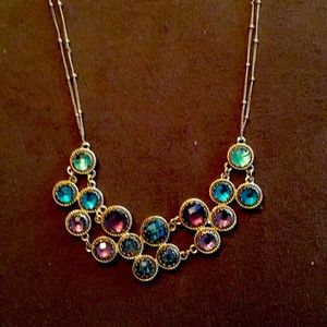 Napier gold necklace with tanzanite